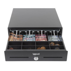 iggual Cajón Portamonedas IRON-XS 33cm 4+8 negro - IGG320709