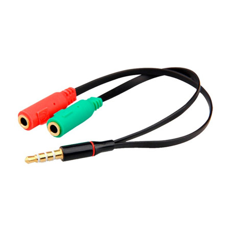 Adaptador Doble Entrada a Jack 3.5mm Auxiliar COOL Universal - 8434847074566