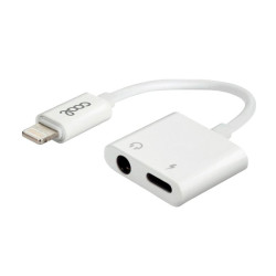 Adaptador Dual Bluetooth Jack 3,5 mm + Carga Lightning COOL - 8434847050669