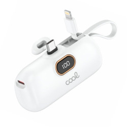 Bateria Externa Power Bank 5.000 mAh COOL Cápsula Blanco - 8434847082554