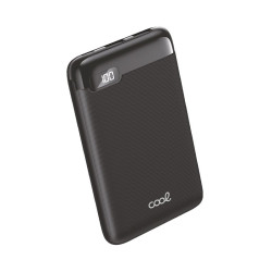 Bateria Externa Power Bank 5000 mAh Display COOL 10W Negro - 8434847069616