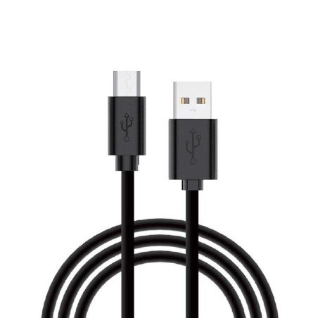 Cable USB Compatible COOL Universal (micro-usb) 1.2 metros Negro 2.4 Amp - 8434847023236