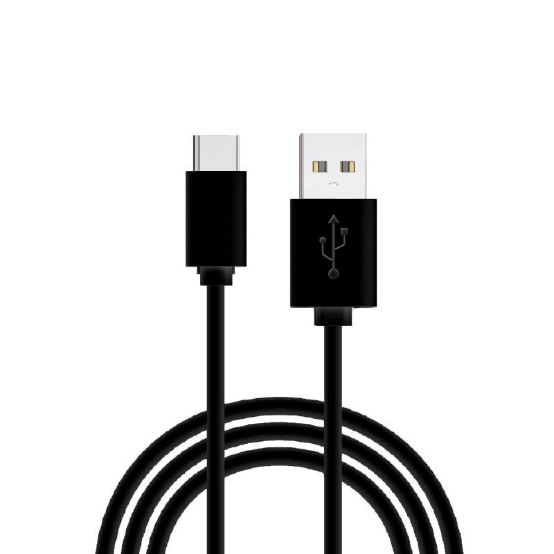 Cable USB Compatible COOL Universal TIPO-C (1.2 metros) Negro 2.4 Amp - 8434847027777