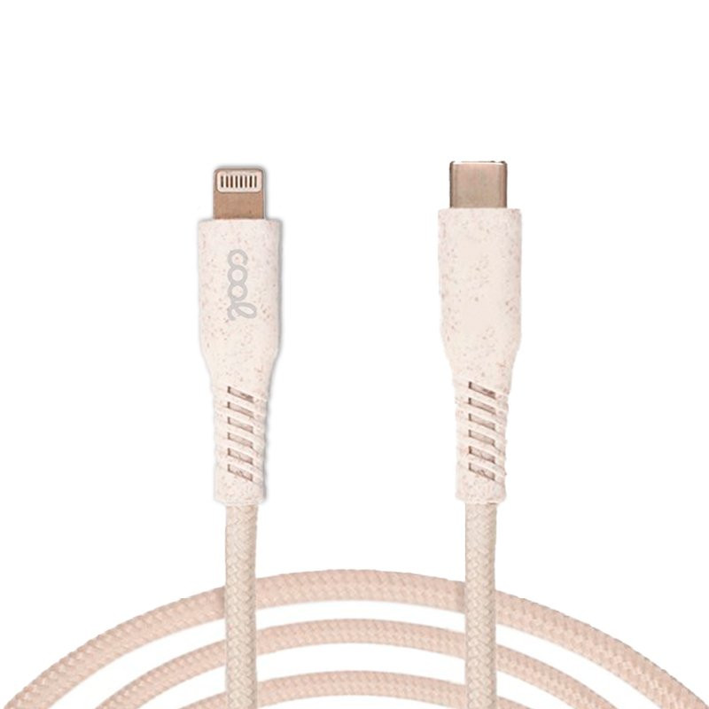 Cable USB COOL ECO Universal Tipo-C a Lightning para iPhone (1.5 metros) - 8434847067353