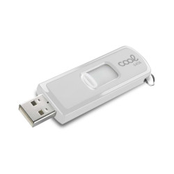 Pen Drive USB x64 GB 2.0 COOL Basic Blanco - 8434847061863