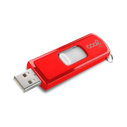 Pen Drive USB x64 GB 2.0 COOL Basic Rojo - 8434847063225