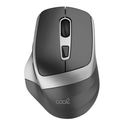 Ratón Inalámbrico Silencioso COOL Ergonomic Negro-Plata - 8434847060781