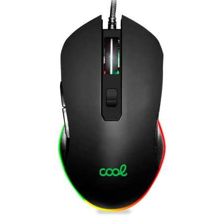 Ratón USB Gaming RGB (Iluminación) COOL Austin Negro - 8434847045856