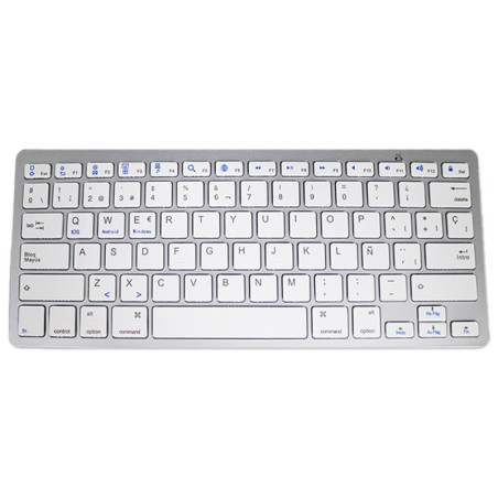 Teclado Slim Bluetooth PC / Tablet COOL Blanco (Español) - 8434847068022