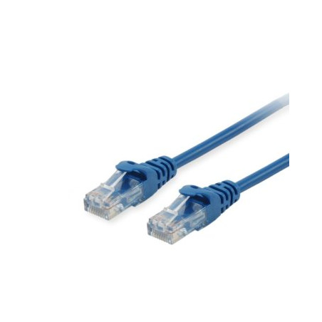 Equip Patchkabel Cat6 U/UTP 2xRJ45 5.00m blau Polybeutel - 625434