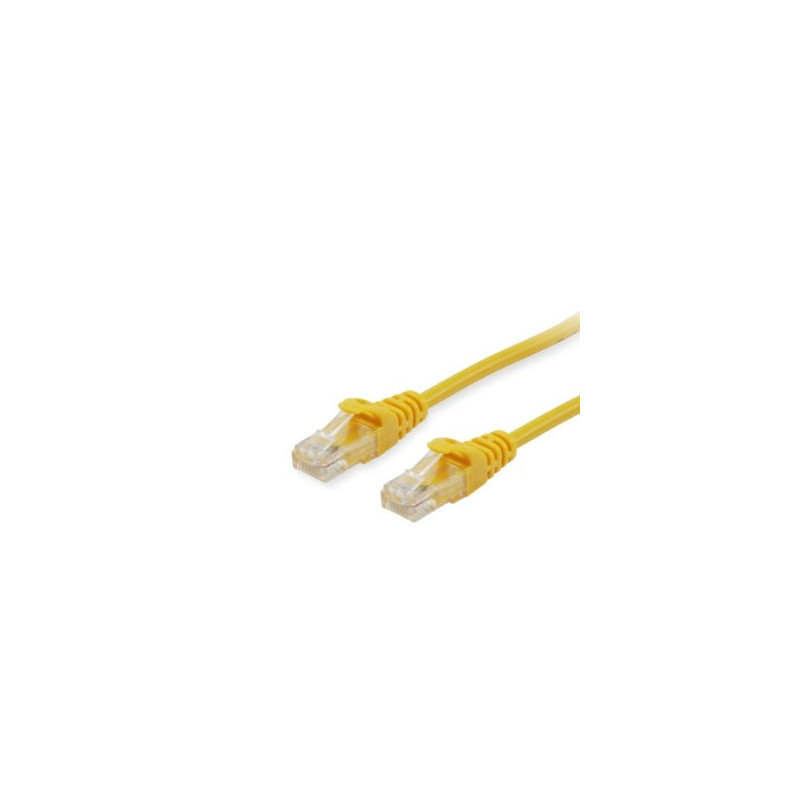 Equip Patchkabel Cat6 U/UTP 2xRJ45 1.00m gelb Polybeutel - 625460