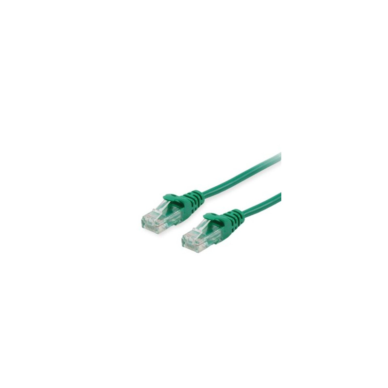 Equip Patchkabel Cat6 U/UTP 2xRJ45 15.00m grün Polybeutel - 625448
