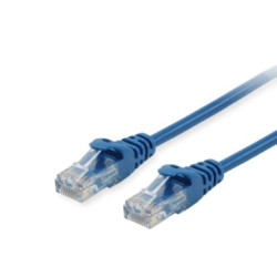 Equip Patchkabel Cat6 U/UTP 2xRJ45 20.00m blau Polybeutel - 625439