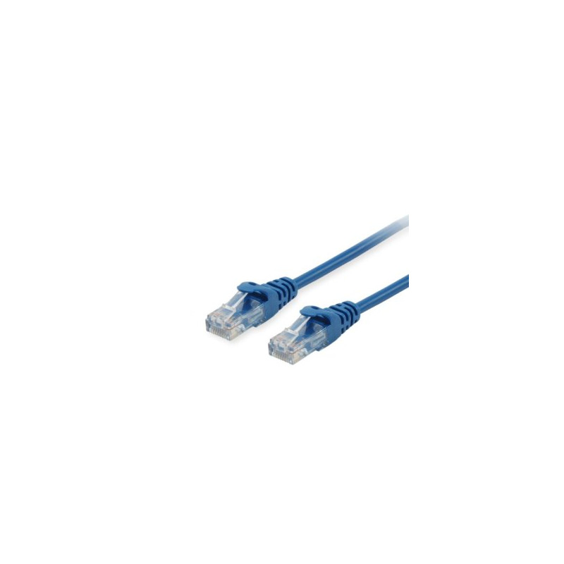 Equip Patchkabel Cat6 U/UTP 2xRJ45 20.00m blau Polybeutel - 625439
