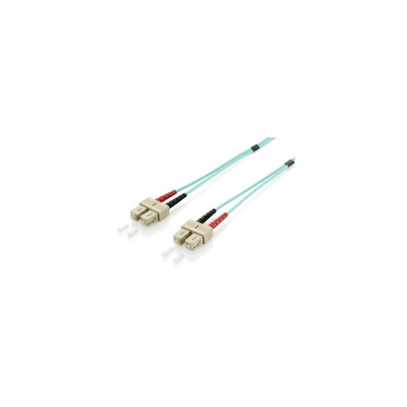 Equip LWL Patchkabel SC/SC 50/125u OM3 1.00m türk. Polybeutel - 255321