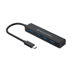 ÷ Hub usb conceptronic usb-c a 4 puertos tipo a usb 3.0 - CTC4USB3