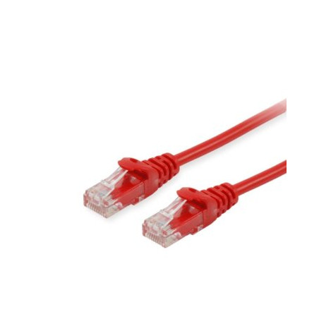 Equip Patchkabel Cat6 U/UTP 2xRJ45 3.00m rot Polybeutel - 625422