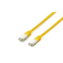 Equip Patchkabel Cat6A S/FTP 2xRJ45 2.00m gelb Plat.LSZH Polybeutel - 605661