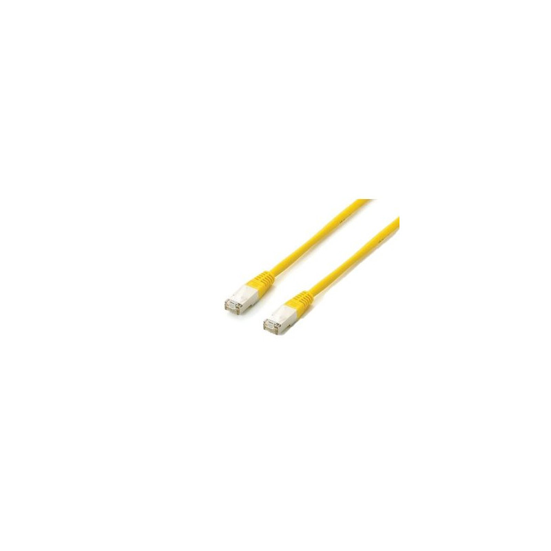 Equip Patchkabel Cat6A S/FTP 2xRJ45 2.00m gelb Plat.LSZH Polybeutel - 605661