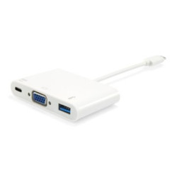 Equip Dock USB-C-VGA.USB3.0.60WPD 15cm ws - 133462