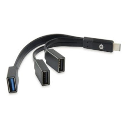 Hub Type-C a 1xUsb 3.1 / 2xUsb 2.0 / Negro / HUBBIES01B / Conceptronic - HUBBIES01B