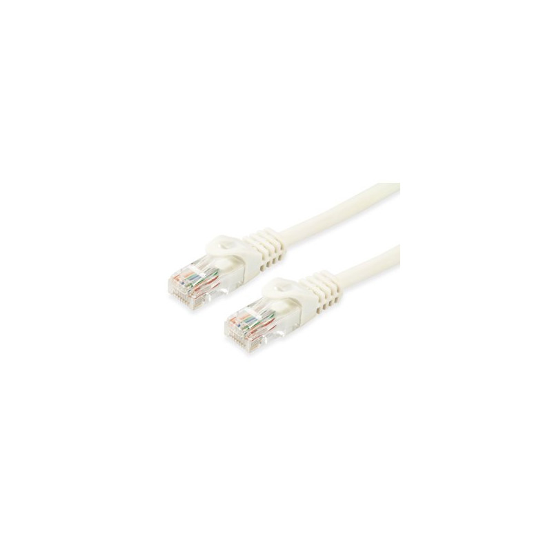 Equip Patchkabel Cat6A U/UTP 2xRJ45 10.00m weiß LSZH Polybeutel - 603007