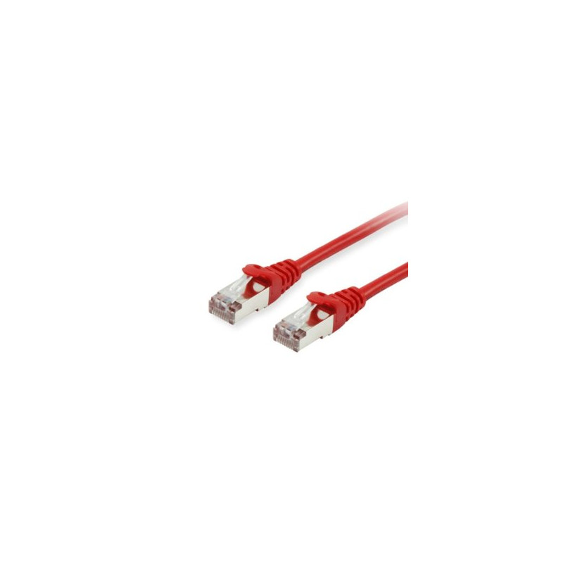 Equip Patchkabel Cat6A S/FTP 2xRJ45 1.00m rot LSZH Polybeutel - 606503
