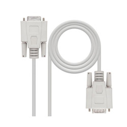 Cable serie rs232 db9 macho a db9 hembra 1.8m / Nanocable 10.14.0202 - VM549