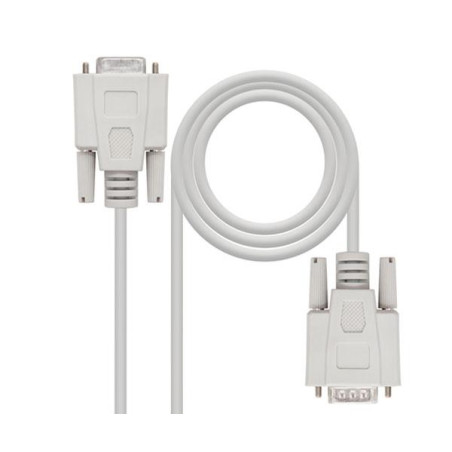 Cable serie rs232 db9 macho a db9 hembra 1.8m / Nanocable 10.14.0202 - VM549