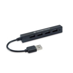Hub 4 Puertos Usb 2.0 / Conceptronic Hubbies05b / Negro - HUB-002