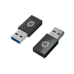 CONCEPTRONIC Adapter USB-A3.0-USB-C3.2 2Stk 10Gbs OTG gr - VM652
