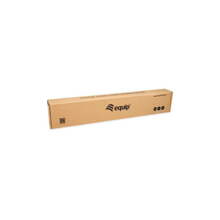 Regleta 8 tomas Equip / Para rack / Con Interruptor / 1.8 m /  Negra / 333283 - BR-037