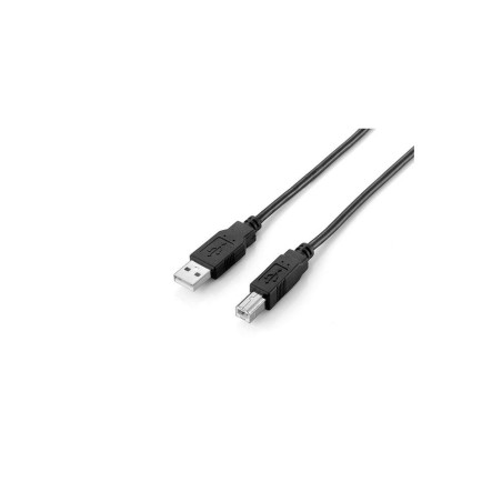 Cable USB 2.0 impresora - tipo a/b  M/M  1.8m Negro Equip 128860 - VM693